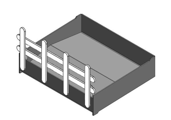 Wood Tray - 16" Standard - KJMCB16023