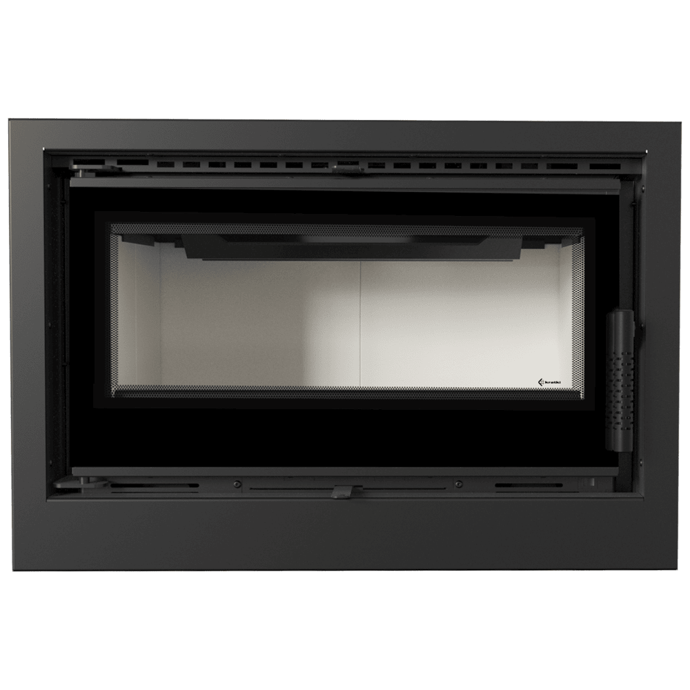 Fireplace cassette KRATKI ARKE 70 8 kW Ø 150 self closing door