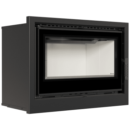 Fireplace cassette KRATKI ARKE 80 12 kW Ø 200 self closing door