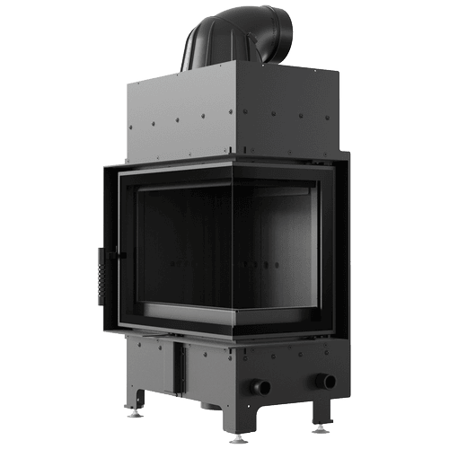 Steel fireplace KRATKI FLOKI S 8 kW Ø 160