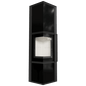 Wood burning steel stove KRATKI TORA/S 8 kW Ø 150 black glass panel