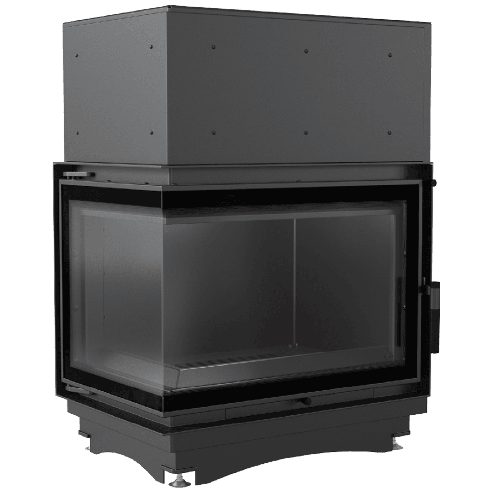 Water heating fireplace KRATKI ZUZIA DECO left 12 kW Ø 200