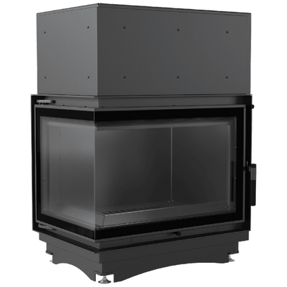 Water heating fireplace KRATKI ZUZIA DECO left 12 kW Ø 200