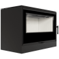Wood burning steel stove KRATKI KARI 95 Ø 180 14 kW