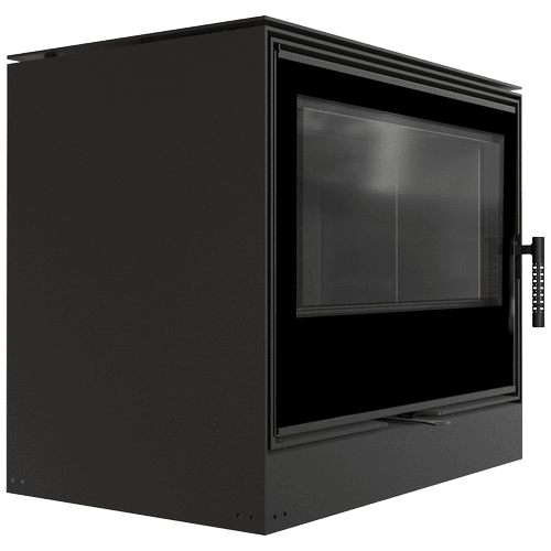 Wood burning steel stove KRATKI KARI 80 Ø 180 12 kW