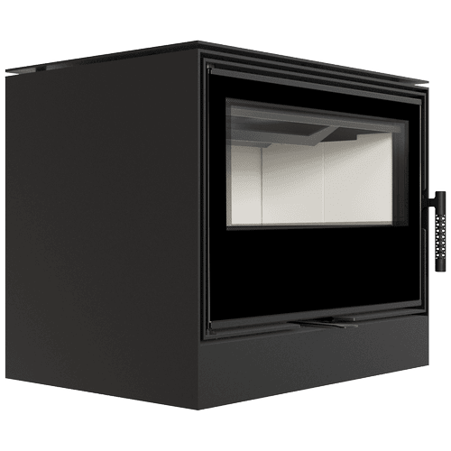 Wood burning steel stove KRATKI KARI 70 Ø 150 8 kW