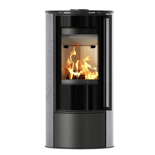 Wood burning steel stove KRATKI ERIK Ø 150 5,5 kW