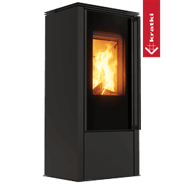 Wood burning steel stove KRATKI HATI Ø 150 5,5 kW