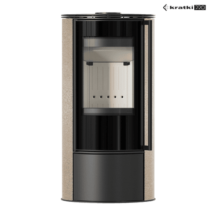 Wood burning steel stove KRATKI ERIK Ø 150 5,5 kW