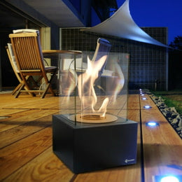 Freestanding Bioethanol fireplace taletop TANGO 1 black