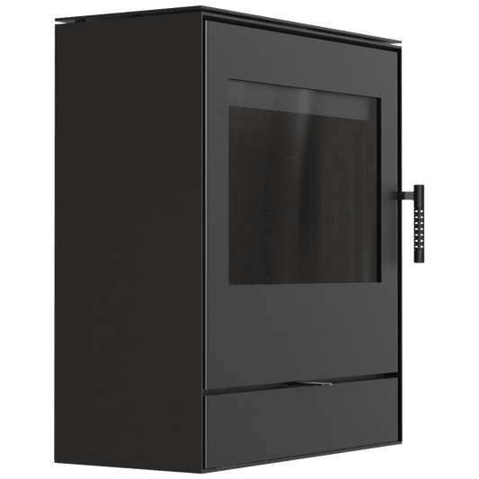Steel stove Koza ROLLO 2 SIMPLE black termotec