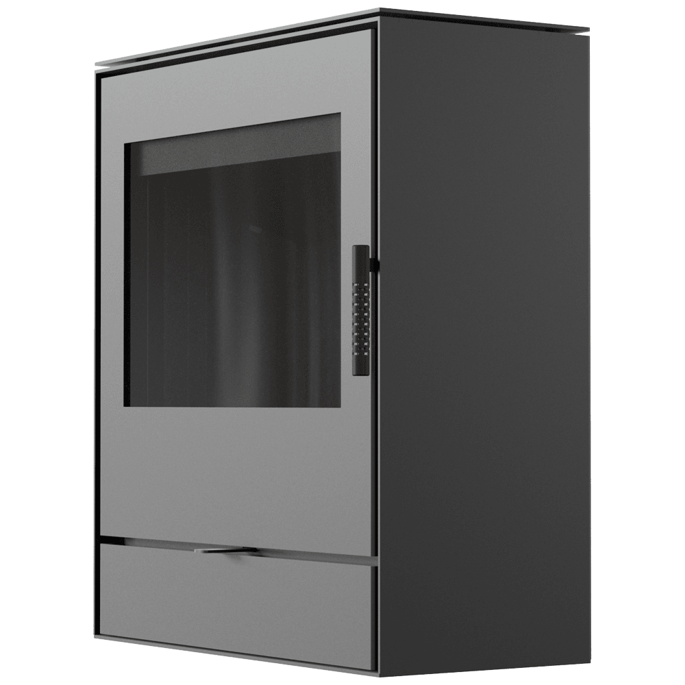 Steel stove Koza ROLLO 2 SIMPLE black termotec