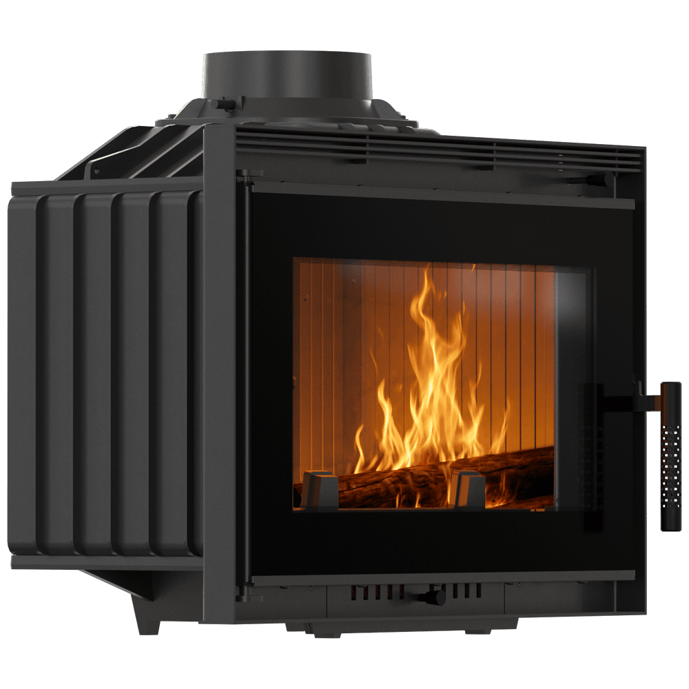 Cast iron fireplace insert KRATKI NEL Ø 180 8 kW