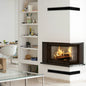 Steel fireplace KRATKI VNL 610/430 9 kW Ø 200 Lift-up
