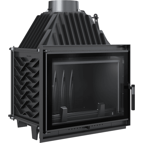 Cast iron fireplace KRATKI ZUZIA ECO DECO 12 kW Ø 200