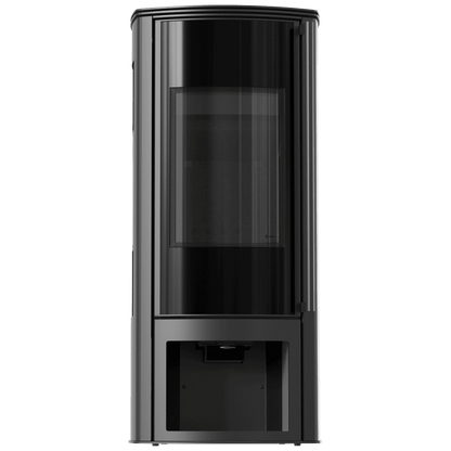 Freestanding stove KOZA AB ENYO R VIEW RECESS black lining