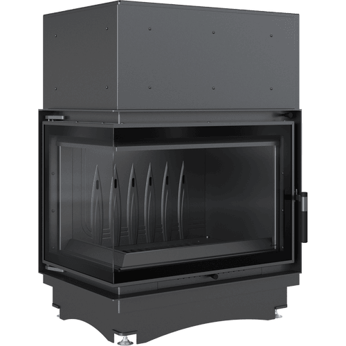 Cast iron fireplace KRATKI ZUZIA ECO DECO left 12 kW Ø 200