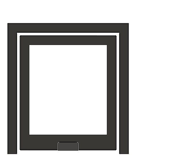 Frame - R4 (3 Sided, Black)