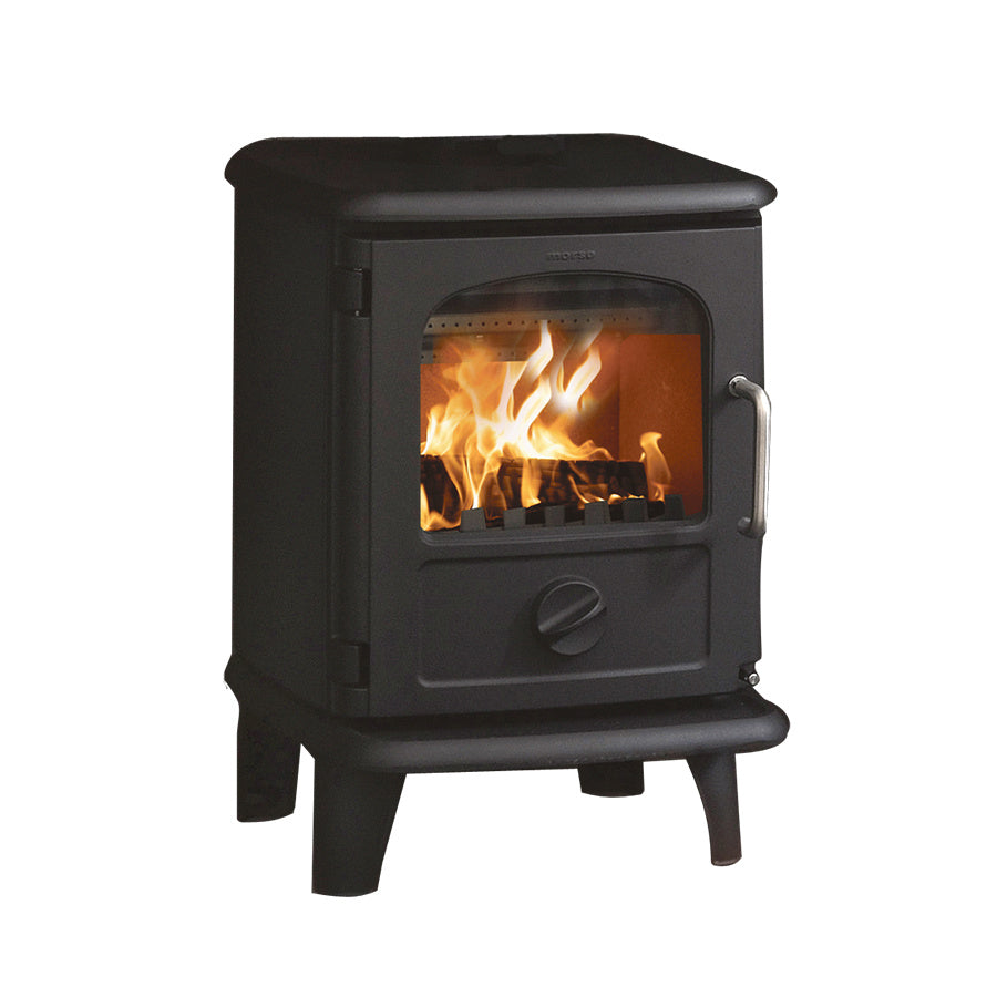 Morso 3112 Badger Multifuel Stove (Ribbed Sides - 150mm Legs)