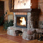 Cast iron fireplace KRATKI AMELIA 21 kW Ø 200