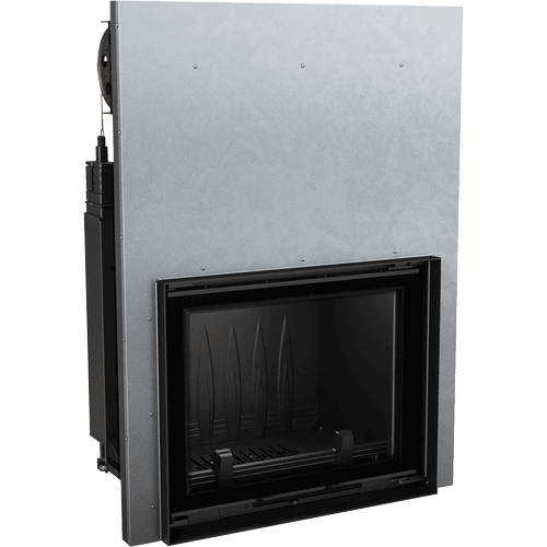 Cast iron fireplace KRATKI AMELIA 21 kW Ø 200 lift-up