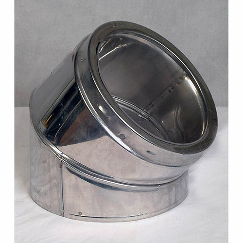Flue Pipe 45 Degree Elbow (6")