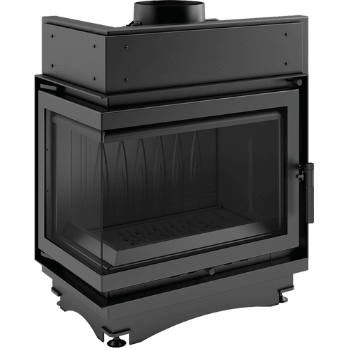 Cast iron fireplace KRATKI MAJA left 8 kW Ø 200