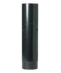 125mm Black Matt Straight Pipe 500mm with Door
