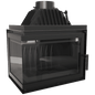 Cast iron fireplace KRATKI SIMPLE left 15 kW Ø 200