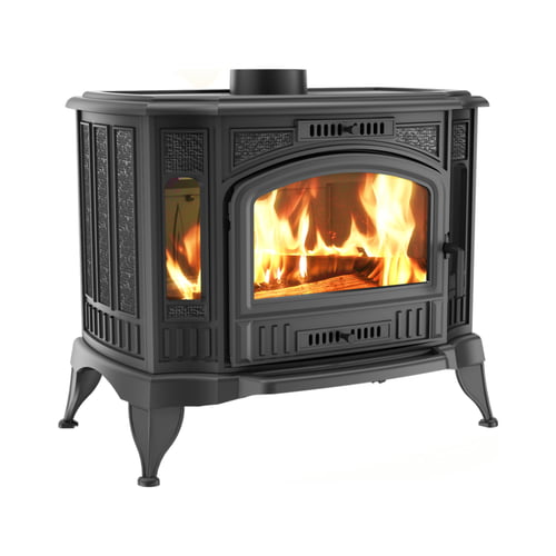 Wood burning cast iron stove KRATKI K9 Automatic Air Control Ø 150 10 kW