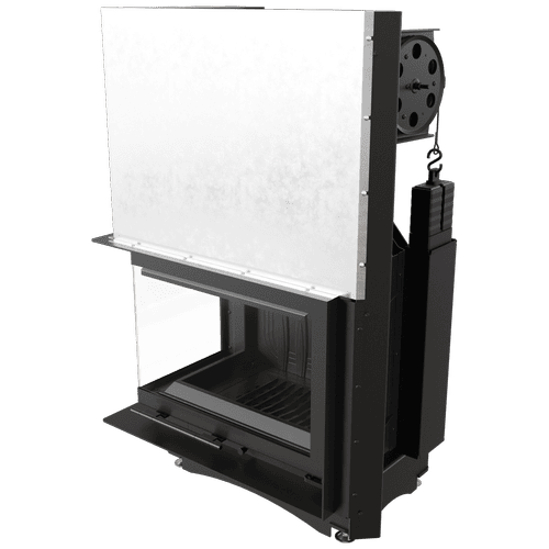 Cast iron fireplace KRATKI MAJA 8 kW Ø 200