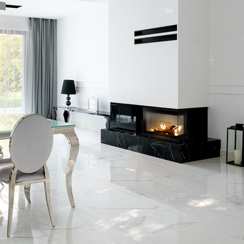 Steel fireplace KRATKI LUCY SLIM 10 kW Ø 160