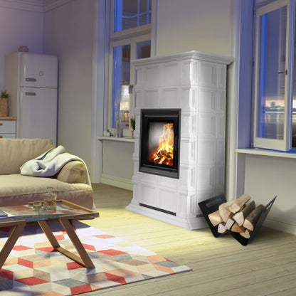Steel fireplace KRATKI NADIA MILANO 7 kW Ø 200