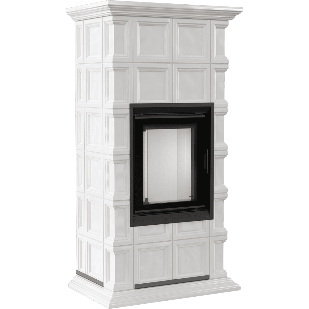 Steel fireplace KRATKI NADIA MILANO 7 kW Ø 200