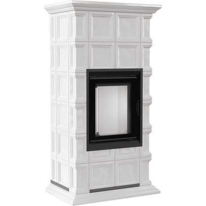 Steel fireplace KRATKI NADIA MILANO 7 kW Ø 200