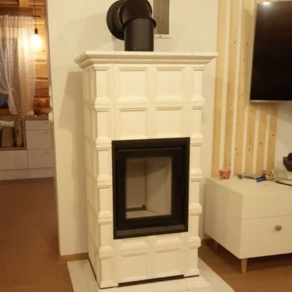 Steel fireplace KRATKI NADIA MILANO 7 kW Ø 200