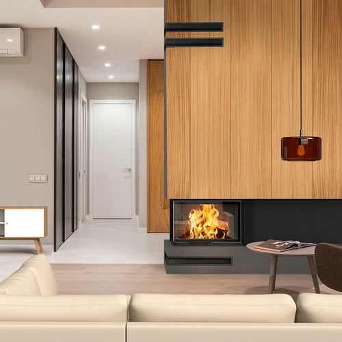 Steel fireplace KRATKI VNL 810/410 14 kW Ø 200 Lift-up