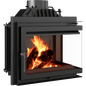 Cast iron fireplace KRATKI SIMPLE left 8 kW Ø 200