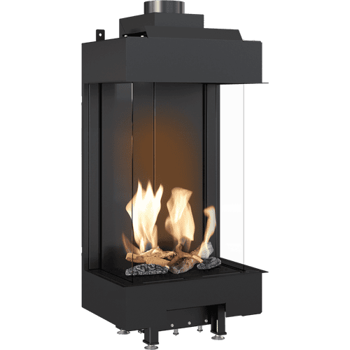 Gas Fireplace LEO 45 / 68 triple glazing propane butane ? 100/150 4,1 kW