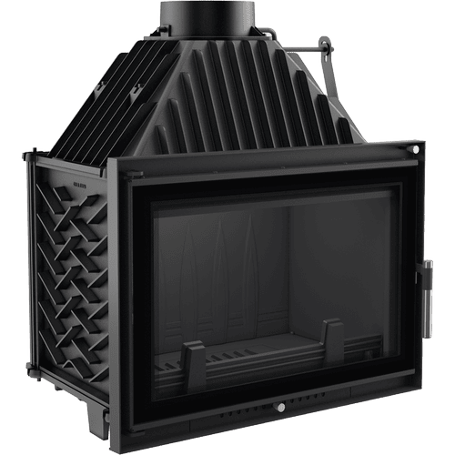 Cast iron fireplace KRATKI OLIWIA DECO 16 kW Ø 200