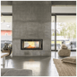 Steel fireplace KRATKI LUCY TUNNEL 16 kW Ø 200