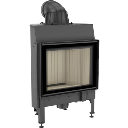 Steel fireplace KRATKI NADIA 10 kW Ø 200