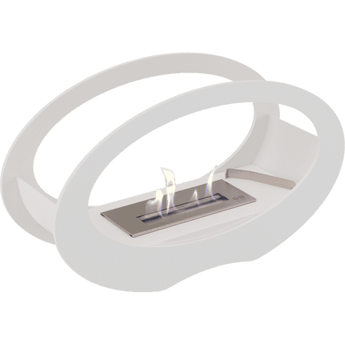 ECHO white bio-fireplace