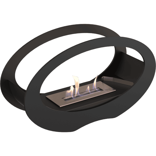 Freestanding Bioethanol fireplace ECHO black