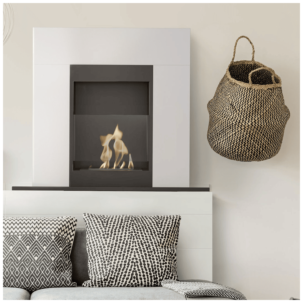 Freestanding Bioethanol fireplace WHISKEY2 TÜV white