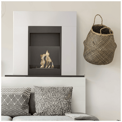 Freestanding Bioethanol fireplace WHISKEY2 TÜV white