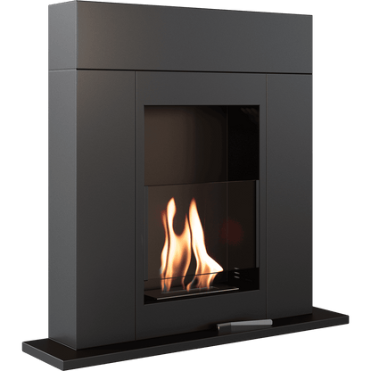 Freestanding Bioethanol fireplace WHISKEY TÜV black
