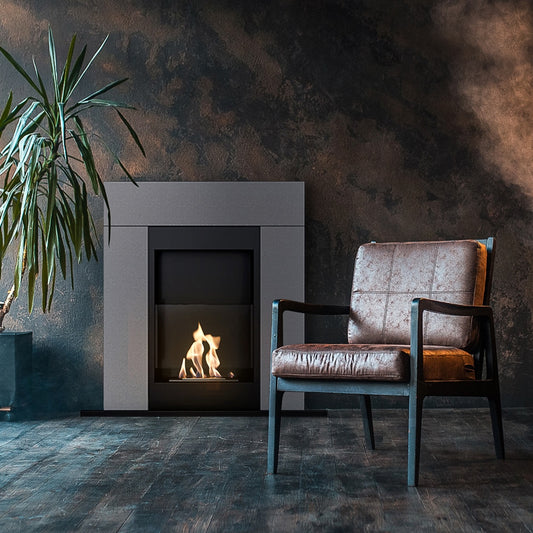 Freestanding Bioethanol fireplace WHISKEY TÜV granite