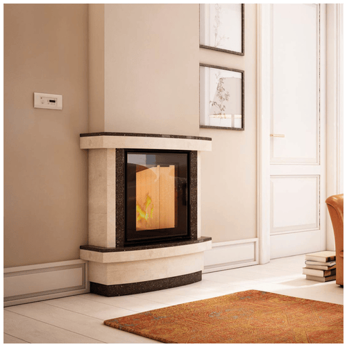 Steel fireplace KRATKI NADIA 7 kW Ø 200