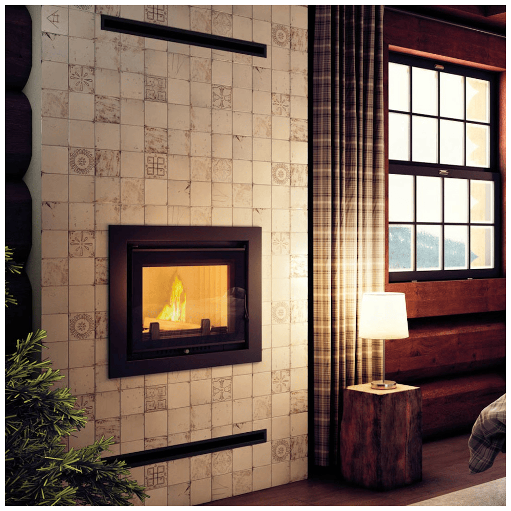 Water heating fireplace KRATKI ZUZIA DECO 12 kW Ø 200